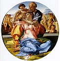 MICHELANGELO (1475-1564) - holy-family